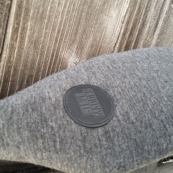 Steve Madden Charcoal Zip-Up Jacket Size Small Petite 7/8 - Picture 6 of 9